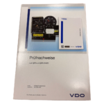 VDO Calibration Certificates Foils 2